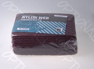 Włóknina NYLON WEB 150 x 230 drobna, czerwona, Granulacja VF