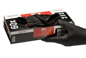 Colad rękawice nitrylowe specjalne czarne rozmiar M-60 szt.