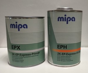 MIPA 2K-EP EXPRESS-PRIMER EPX PODKŁAD EPOXYDOWY 1:1 1,6L KPL. Z UTW. EPH