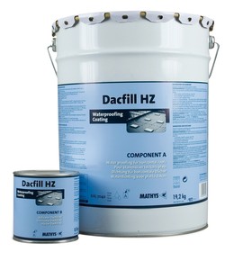 Farba dwuskładnikowa wodorozcieńczalna na dachy DACFILL HZ opakowanie 20 kg